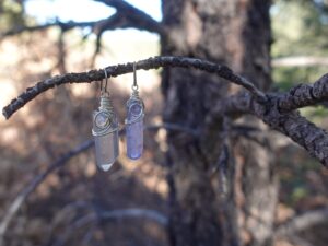 The Crystal Earrings / Jewelry • Wooden Creation • by Mr. & Mrs. Aircrete-Harry (Set# 2)
