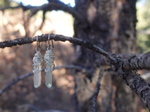 The Crystal Clear Earrings / Jewelry • Wooden Creation • by Mr. & Mrs. Aircrete-Harry (Set# 1)