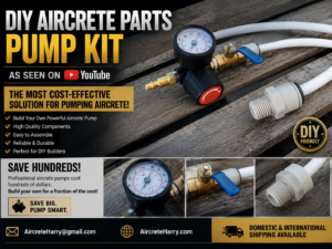 DIY Aircrete Parts Pump Kit • as seen on YouTube - no refund, AircreteHarry.com