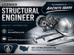 Licensed Structural Engineer Contact Information Pdf • Recommended by Aircrete Harry, no refund. IMPORTANT: See listing description to confirm your State is on the list.