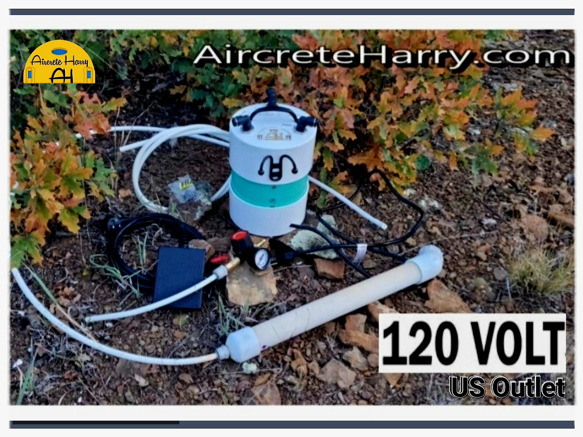 Aircrete Foam-Injection Mixer - 110 volt