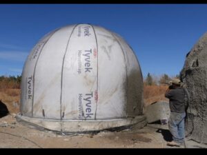 VIDEO • How to make Dome Air-Form & Mount to Slab • Step-by-Step 4+ Hours VIDEO • by Aircrete-Harry