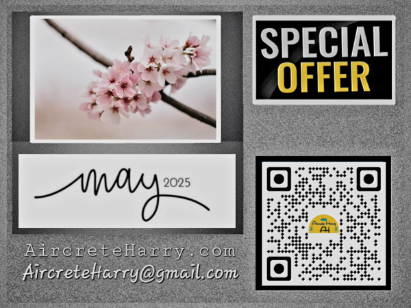SPECIAL Offer by Aircrete-Harry - see listing details --- expires on May 31, 2025