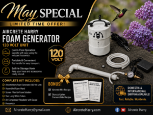Special Offer! Expires on May 31, 2026 - see listing details, no refund - AircreteHarry.com
